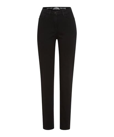 Raphaela by Brax Damen Patti Invisible Shape Authentic Denim Slim Jeans, Black, 40W/32 EU im Sale
